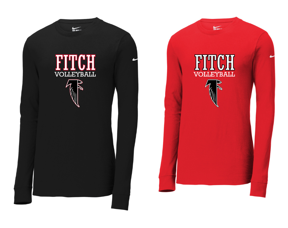 Fitch Volleyball Nike Team Dri-fit Long Sleeve Tee