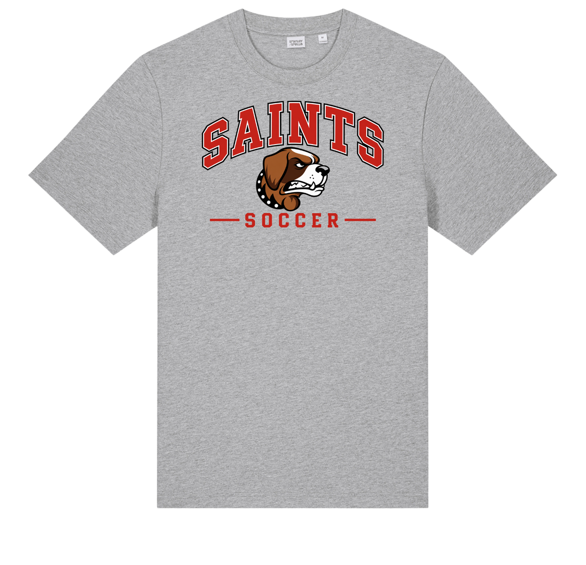 Grey SAINTS SOCCER Premium Hoodie / Long Sleeve/ Short Sleeve
