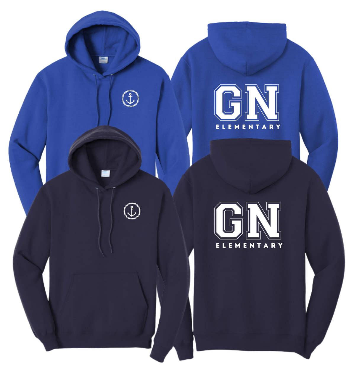 GN Hooded Sweatshirt - 2 sided