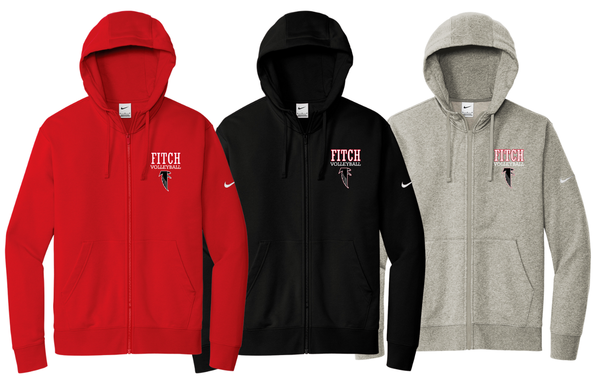 Fitch VOLLEYBALL Nike Club Fleece ZIP up Hoodie