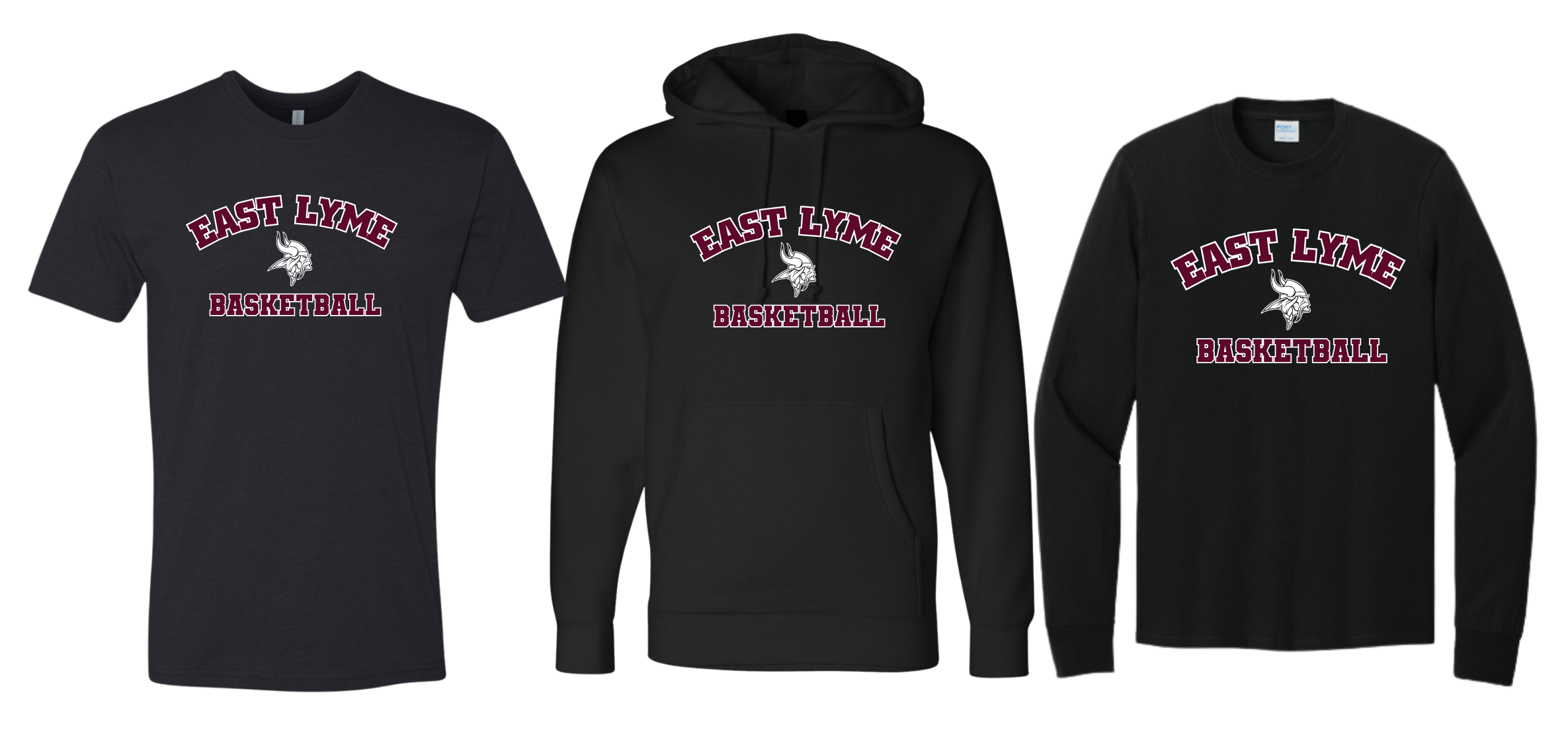 EL Black Heavyweight Hoodie / Long Sleeve/ Short Sleeve