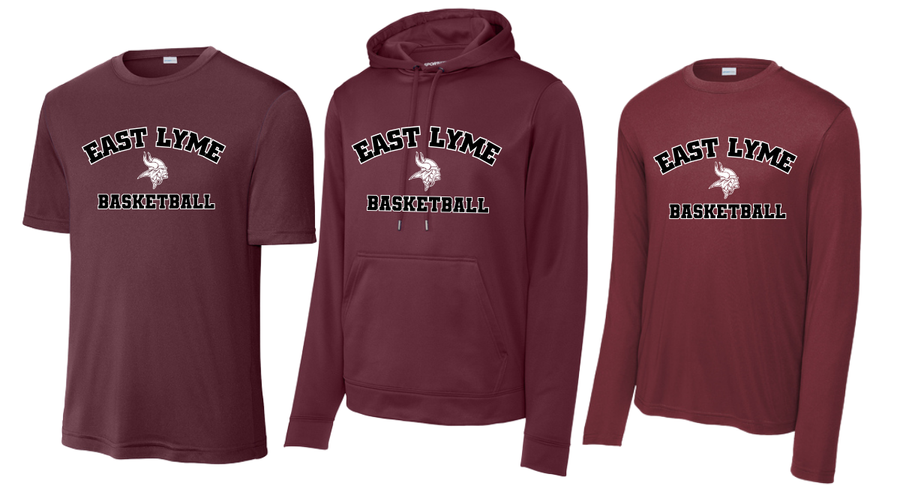 EL Maroon Dri-fit Hoodie / Long Sleeve/ Short Sleeve