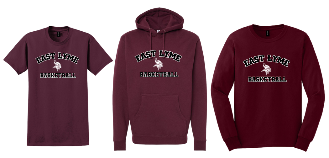 EL Maroon Heavyweight Hoodie / Long Sleeve/ Short Sleeve