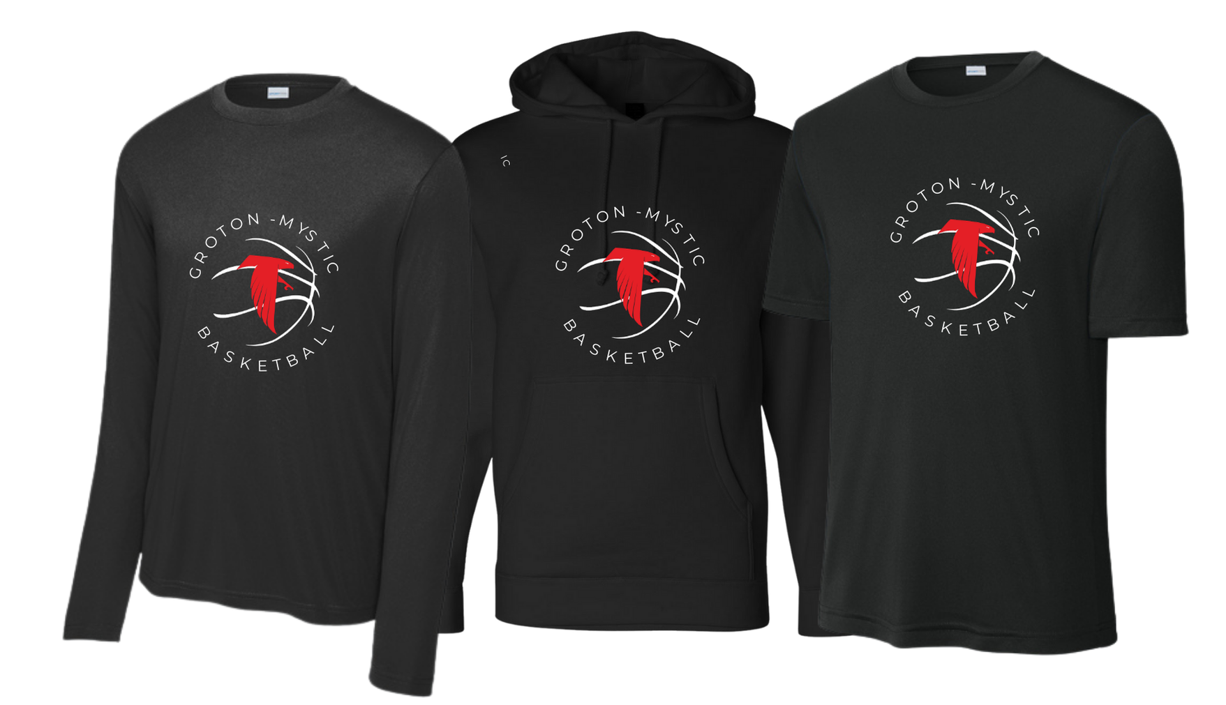 GMB Black Dri fit Hoodie, Tee, or Long Sleeve