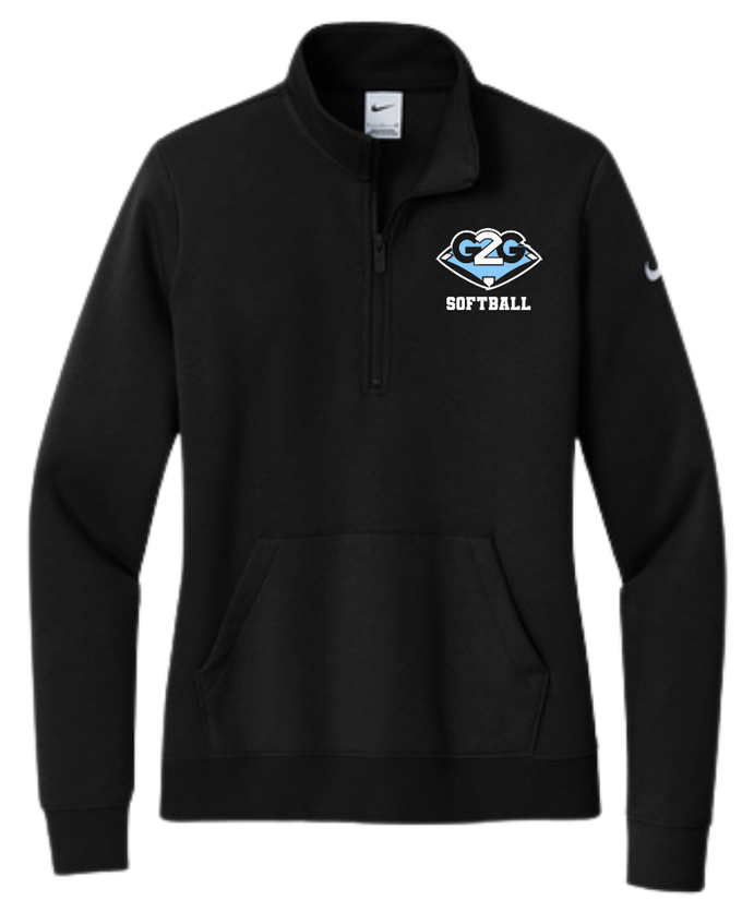 G2G Nike Club Fleece Sleeve Swoosh 1/2-Zip