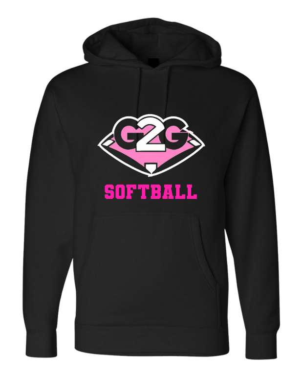 G2G Pink Heavyweight Hooded Sweatshirt