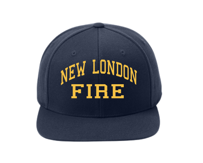 New London Fire Flat Bill Snapback Hat