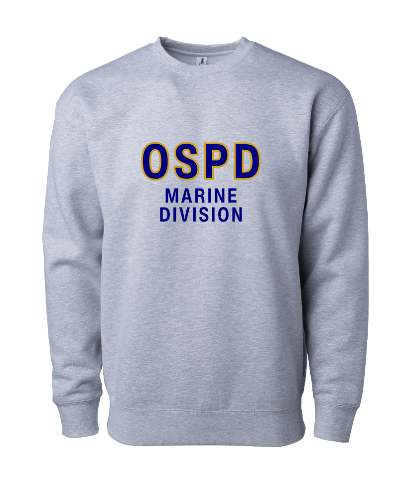 OSPD MARINE DIVISION logo Crewneck Sweatshirt