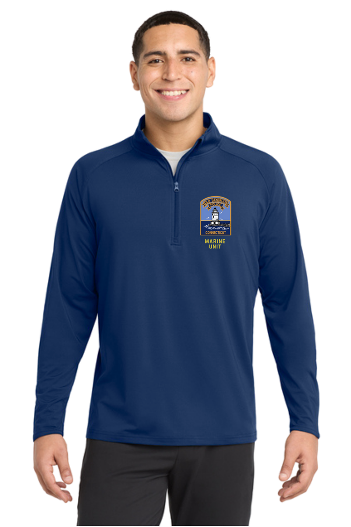 OSPD Marine unit Sport-Wick® Stretch 1/4-Zip Pullover