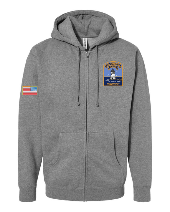 OSPD Heather Grey Full Zip Hoodie