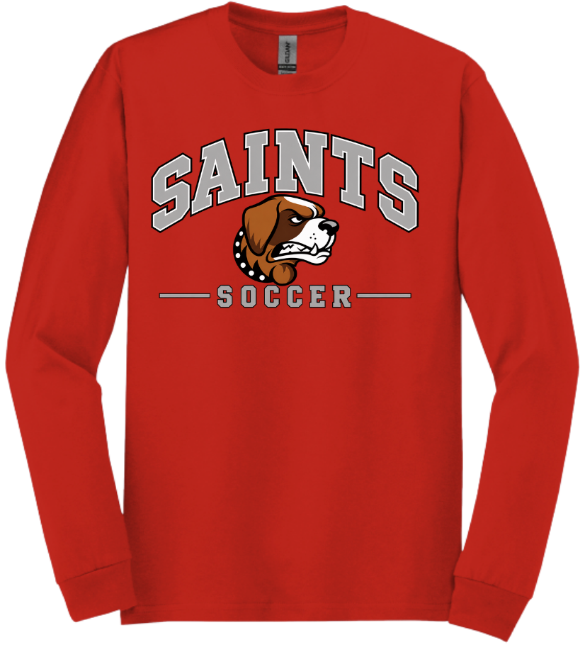 RED SAINTS SOCCER Premium Hoodie / Long Sleeve/ Short Sleeve
