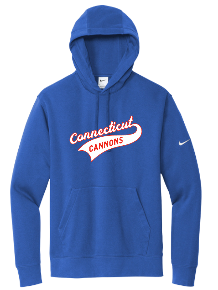 CT Cannons Men's Nike Club Fleece Swoosh Pullover Hoodie