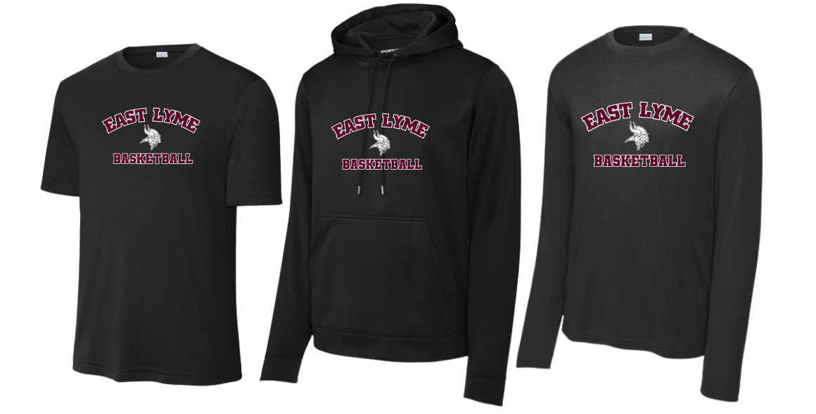EL Black Dri-fit Hoodie / Long Sleeve/ Short Sleeve