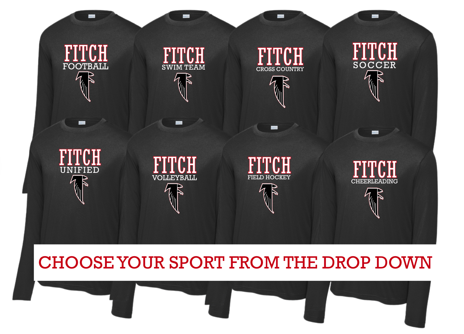 Fitch "Choose your sport" Long Sleeve Dri-FIT