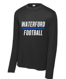 WATERFORD Football Long Sleeve Dri-fit tee