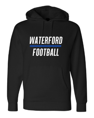 WATERFORD Football Black Heavyweight Hoodie
