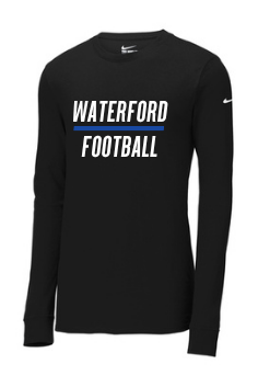 WATERFORD Football Nike Long Sleeve Dri-fit tee