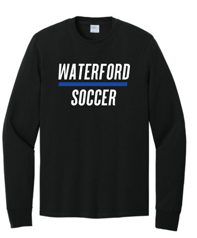 Waterford Soccer Long Sleeve Tee (100% cotton)