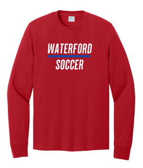 Waterford Soccer Long Sleeve Tee (100% cotton)