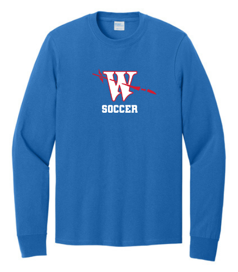 Waterford Soccer Long Sleeve Tee (100% cotton)
