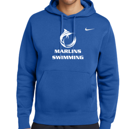 Marlins Swimming Nike Club Fleece Hoodie