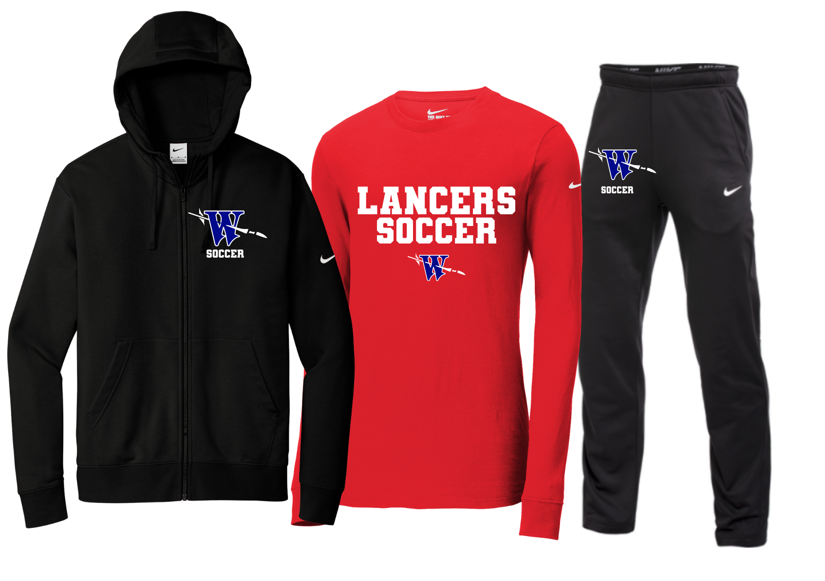 WHS Boys Soccer Warm Up Kit