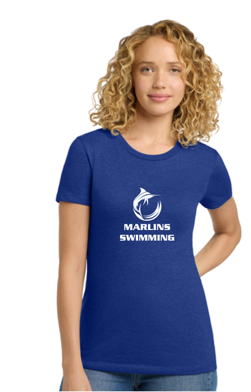 Marlins Swimming Women's Premium Next Level Tshirt